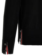 Thom Browne Merino Wool Cardigan Black, view 4