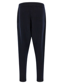 Roberto Collina Merino Wool Joggers Blue