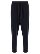 Roberto Collina Merino Wool Joggers Blue