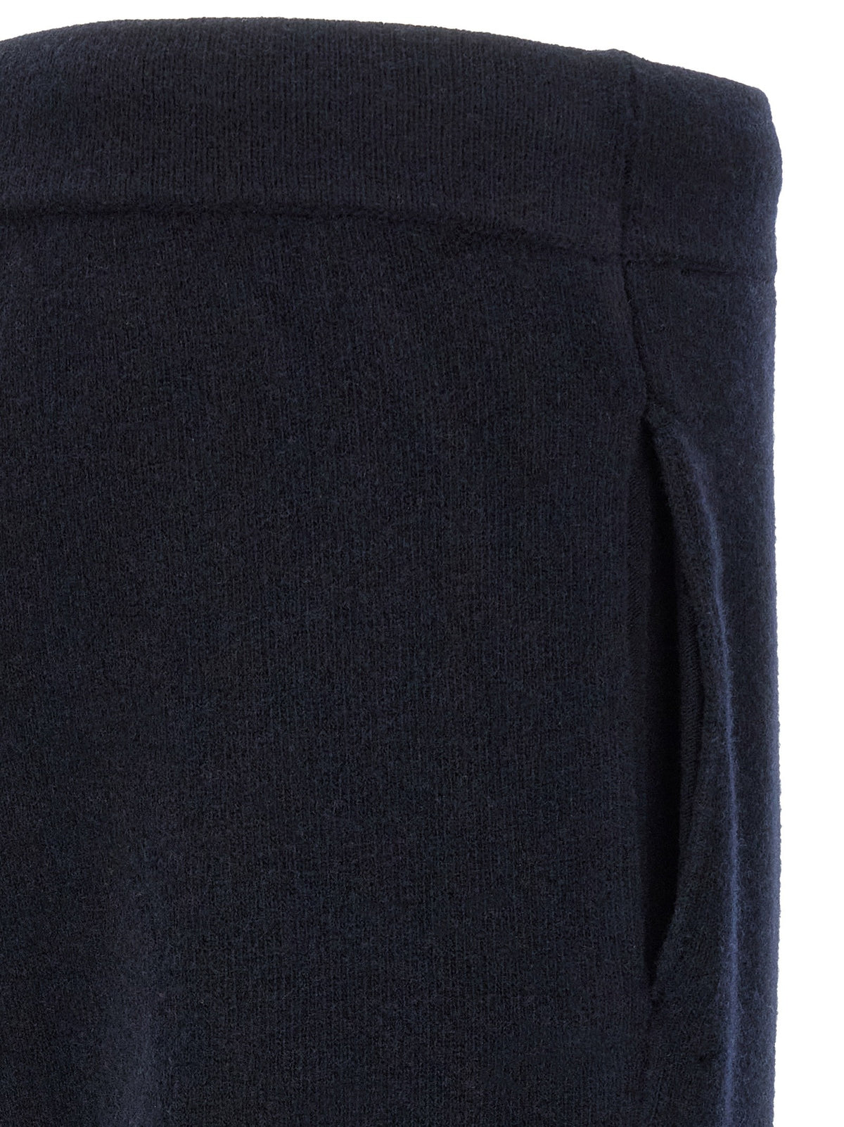 Roberto Collina Merino Wool Joggers Blue
