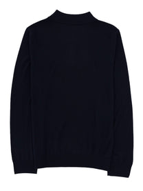 Paul Smith Men's Merino Wool Polo Shirt Blue
