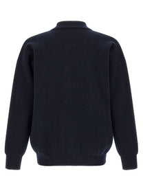 Roberto Collina Merino Wool Polo Shirt Blue