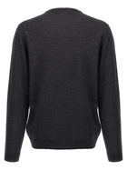 Roberto Collina Merino Wool Sweater Grey, view 2
