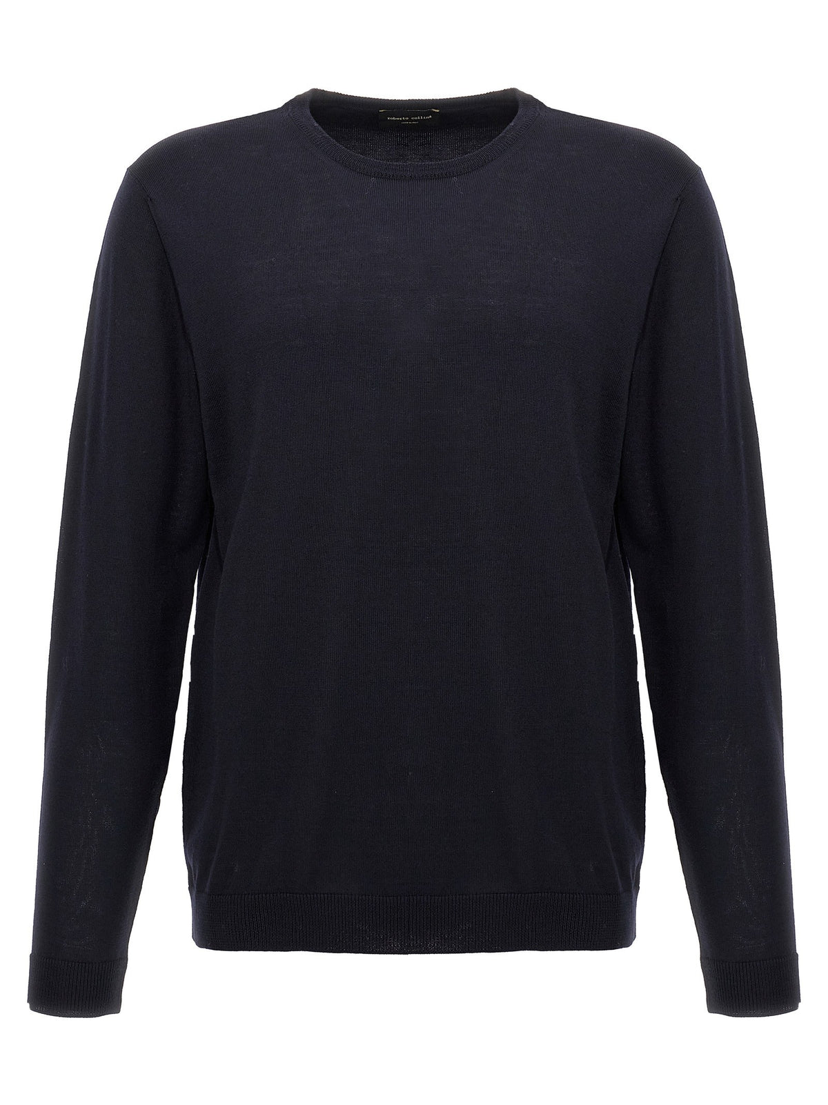 Roberto Collina Merino Wool Sweater Blue