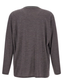AURALEE Merino Wool Sweater Grey, view 2