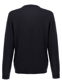 Roberto Collina Merino Wool Sweater Blue, view 2