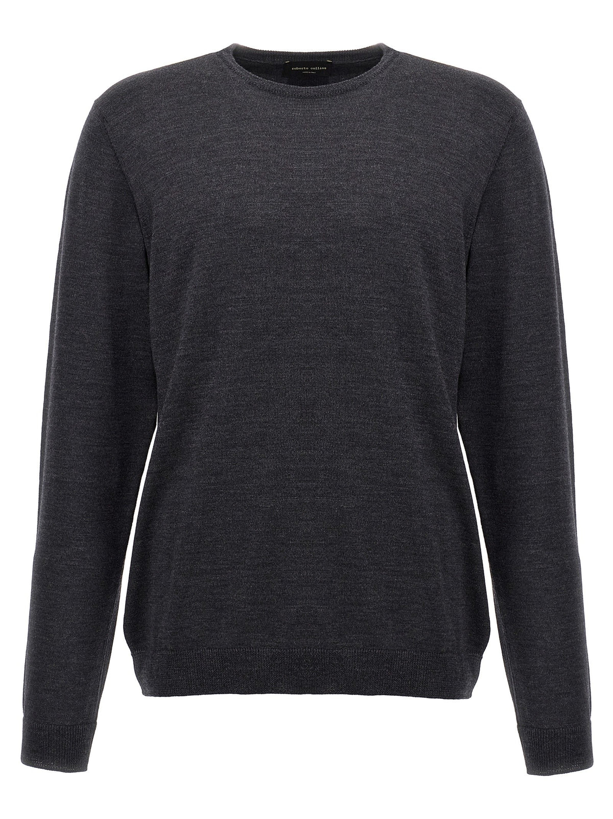 Roberto Collina Merino Wool Sweater Grey