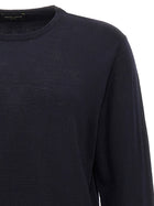 Roberto Collina Merino Wool Sweater Blue, view 3