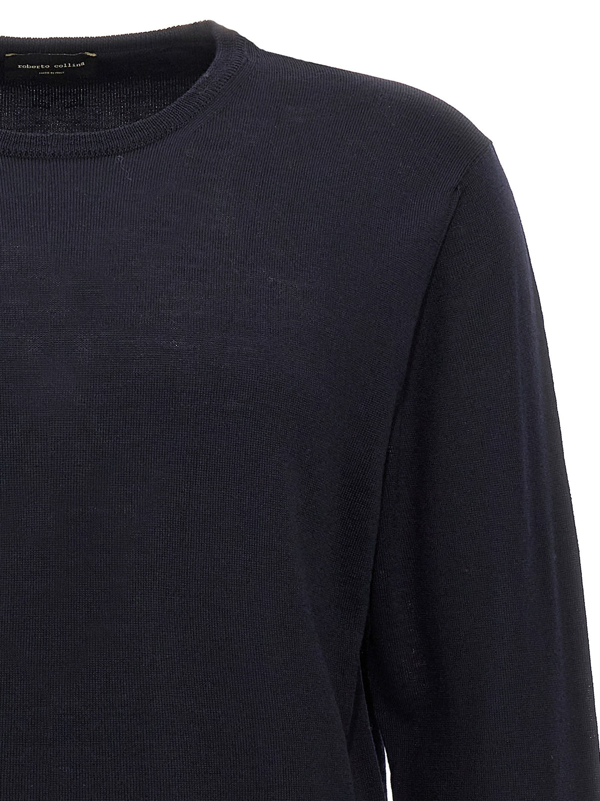 Roberto Collina Merino Wool Sweater Blue, view 3