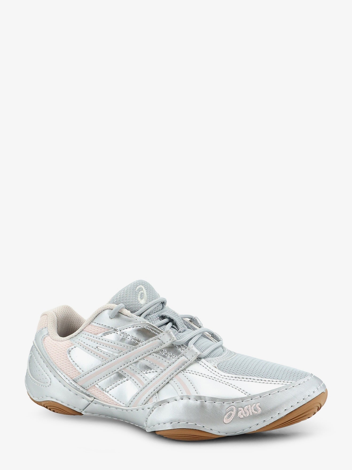 ASICS Men's Mesh and Leather Hypersync Sneakers Grey