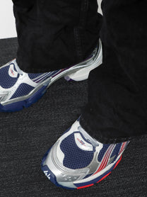 Balenciaga Men's Mesh and Nylon Runner Sneakers Blue