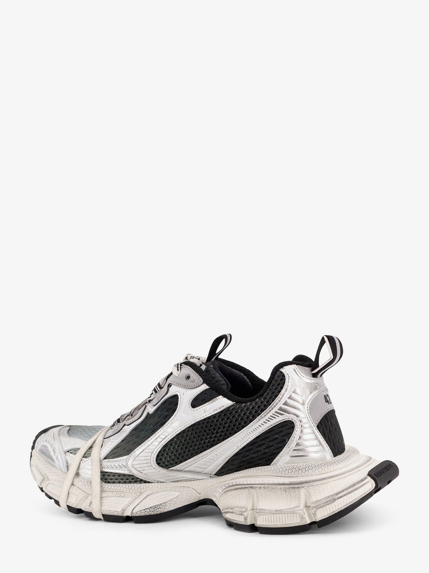 Balenciaga Men's Mesh and Nylon Sneakers 3XL Black
