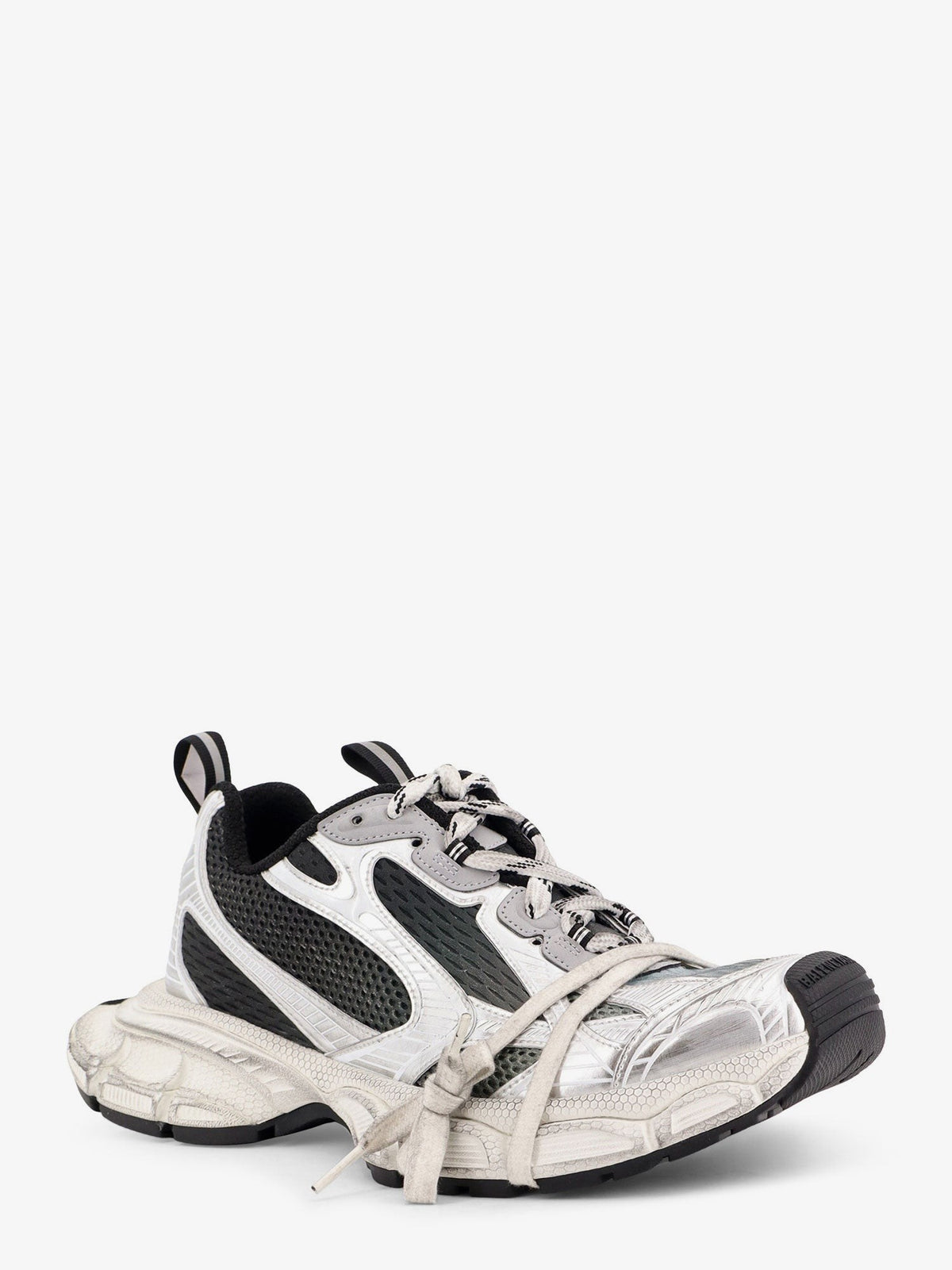 Balenciaga Men's Sneakers Silver, view 3