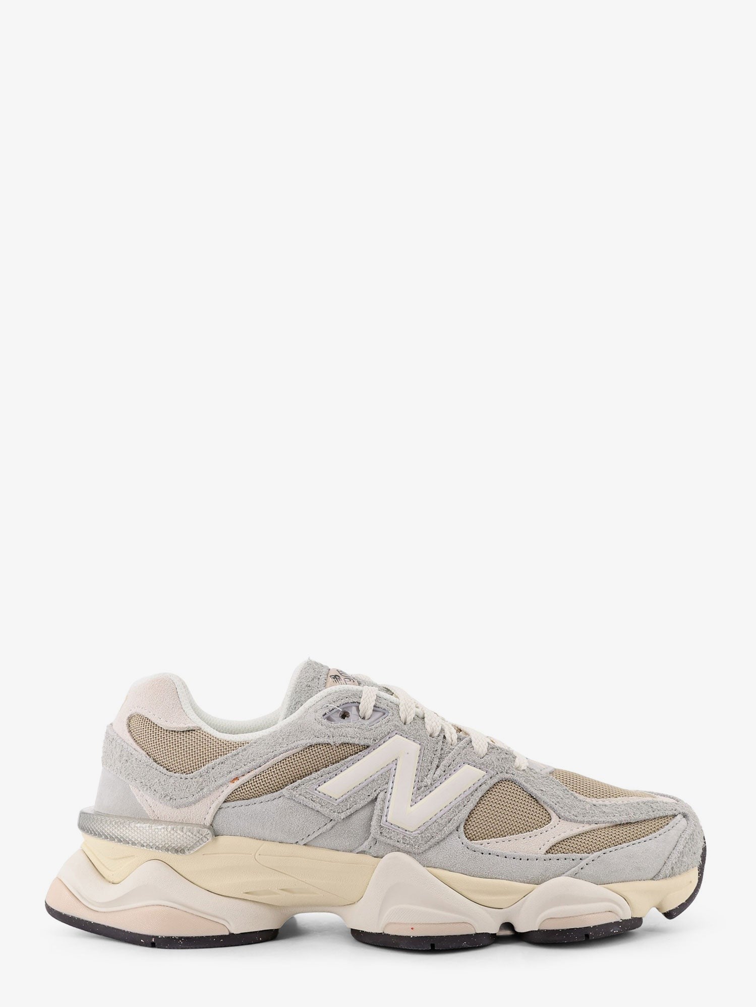 New Balance Men's Mesh and Suede Sneakers Grey