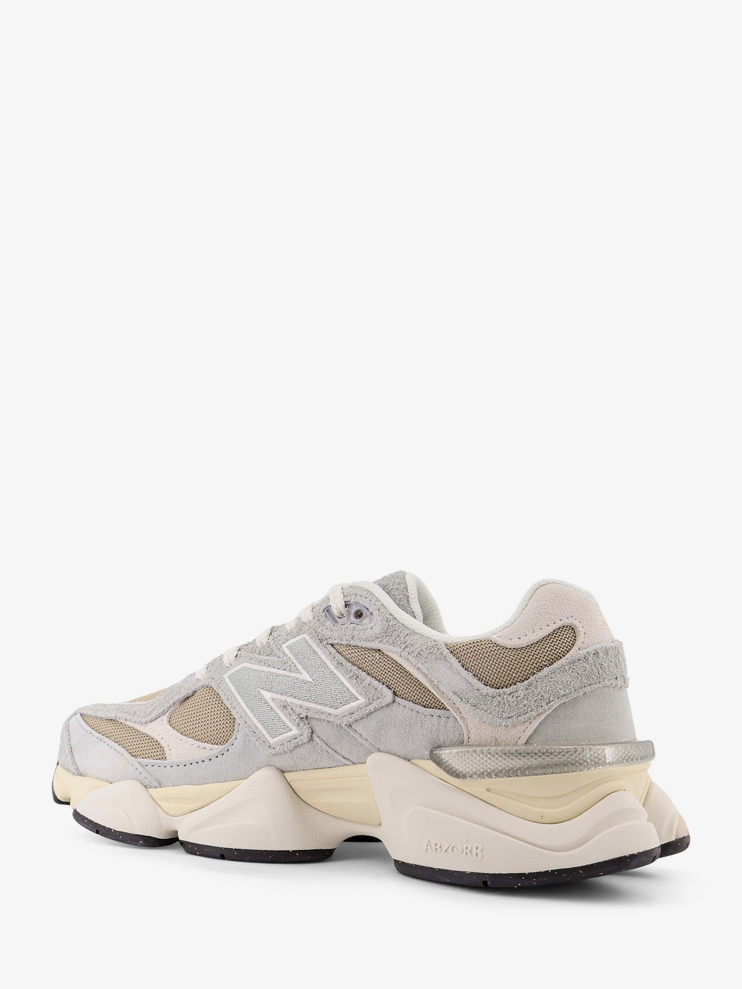 New Balance Men's Mesh and Suede Sneakers Grey