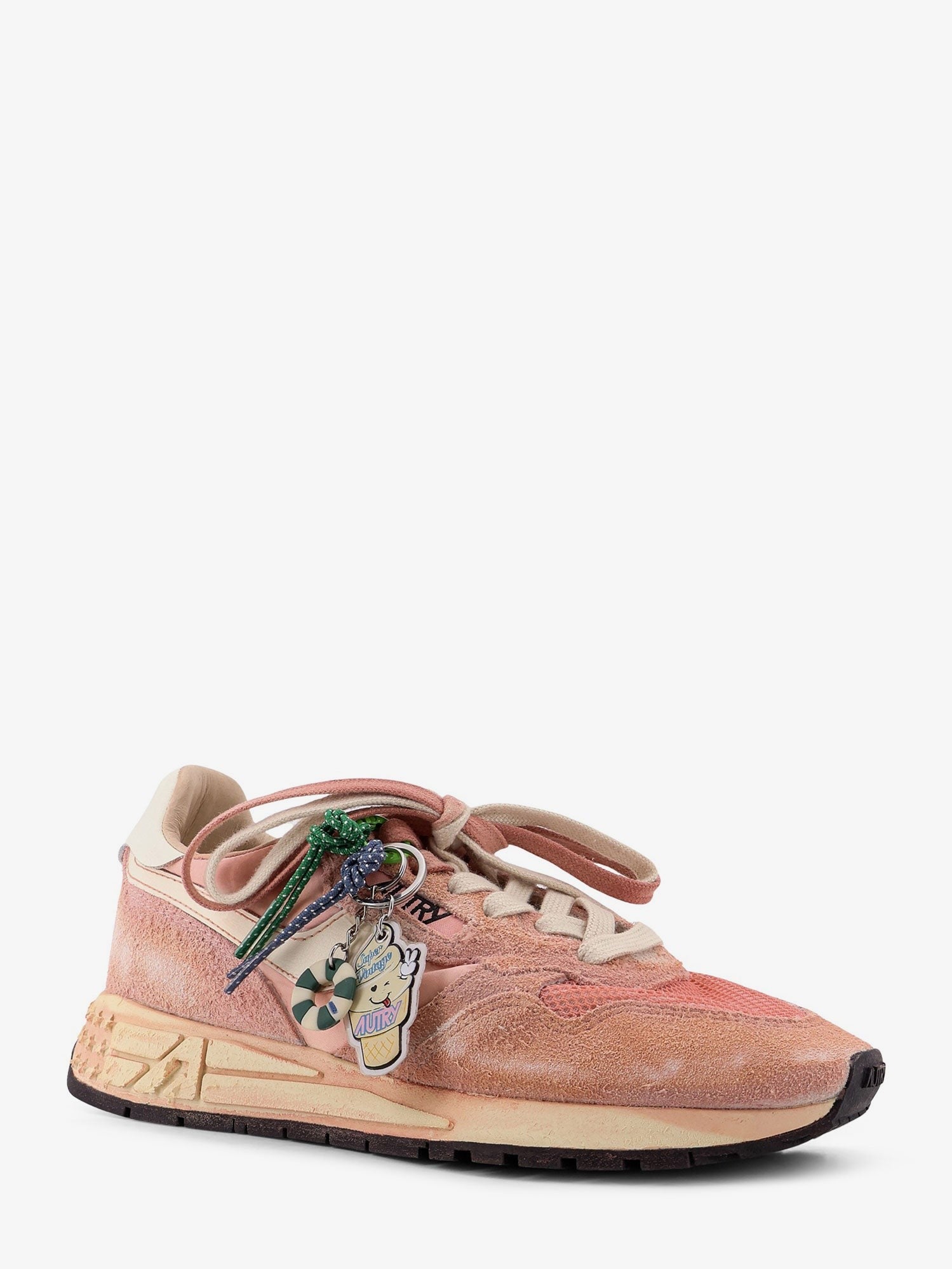 Autry Women's Mesh and Suede Sneakers White AUTRY