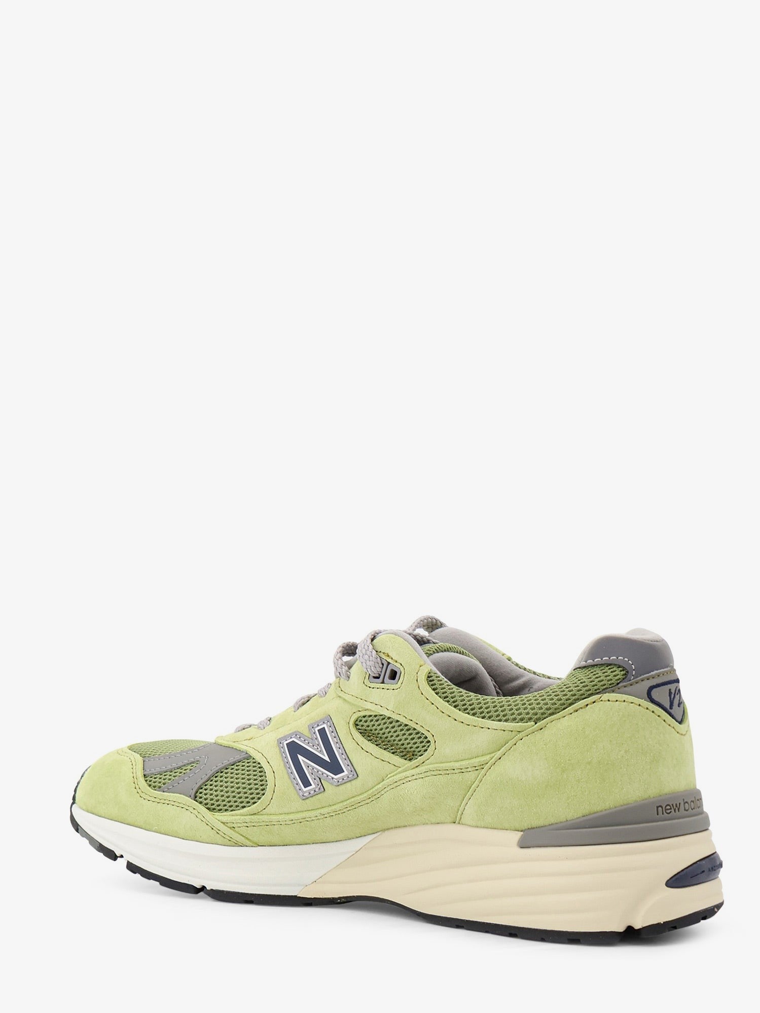 New Balance Men's Mesh and Suede Sneakers Green