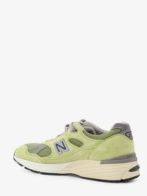 New Balance Men's Mesh and Suede Sneakers Green