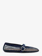 ALAÏA Women's Mesh Ballet Flats Blue