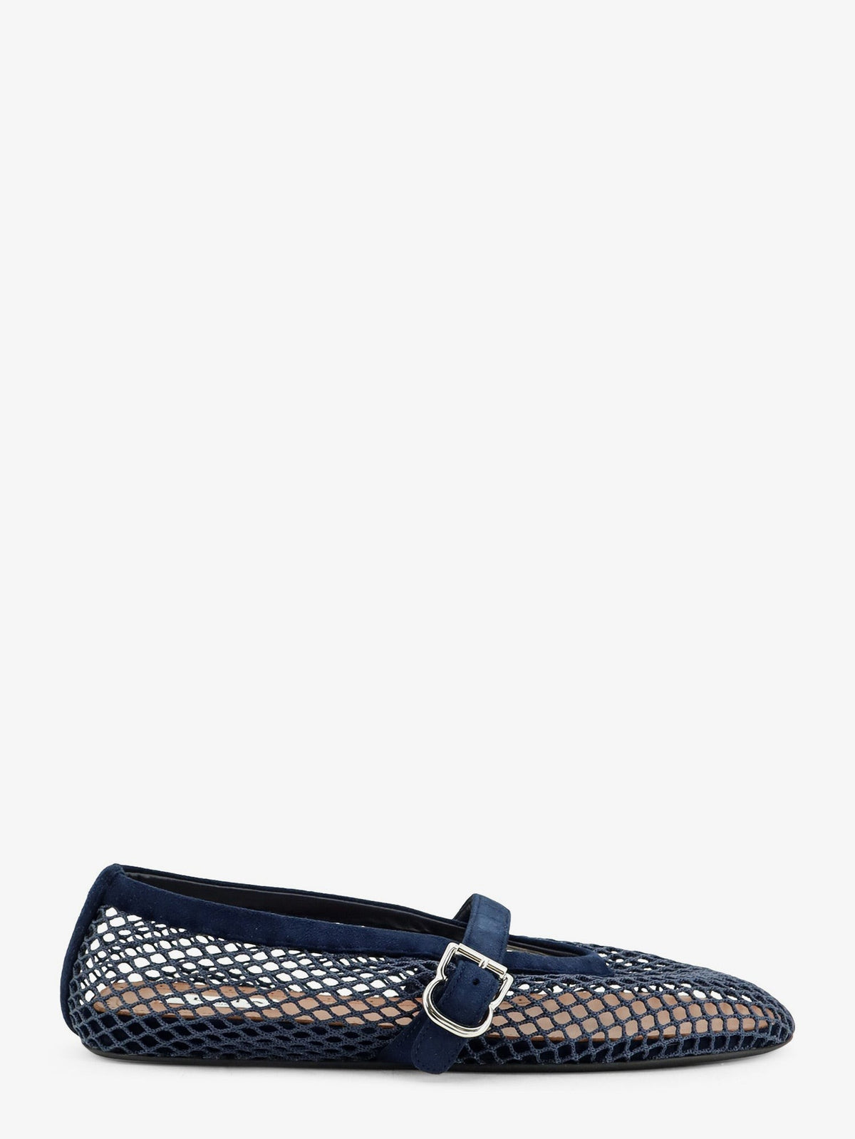 ALAÏA Women's Mesh Ballet Flats Blue