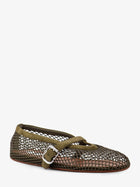 ALAÏA Women's Mesh Ballet Flats Beige, view 2