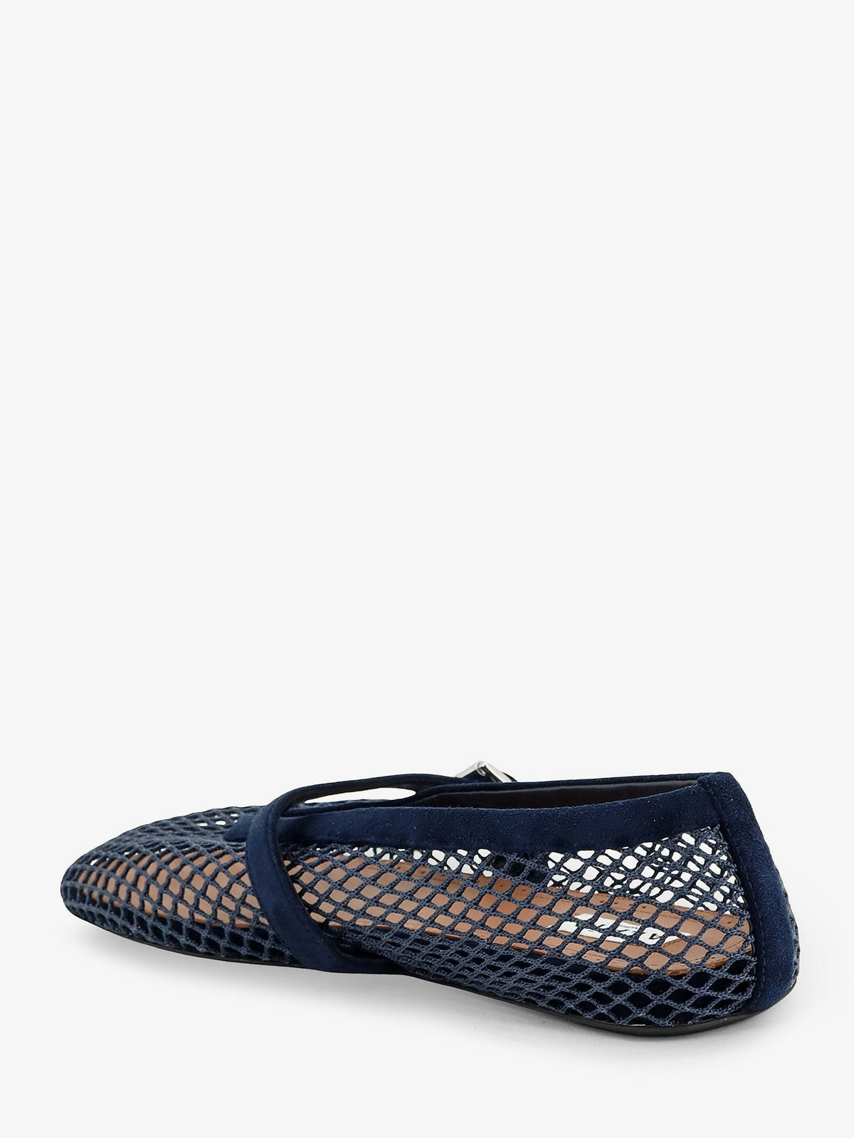 ALAÏA Women's Mesh Ballet Flats Blue, view 3