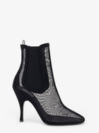 ALAÏA Women's Mesh Chelsea Boots Black