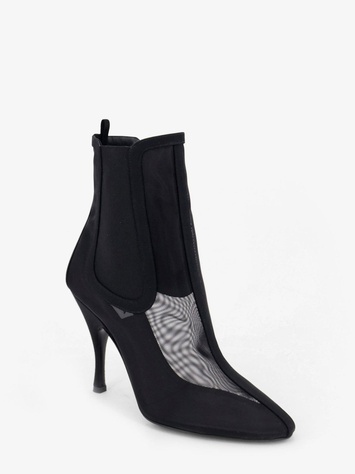ALAÏA Women's Mesh Chelsea Boots Black, view 2