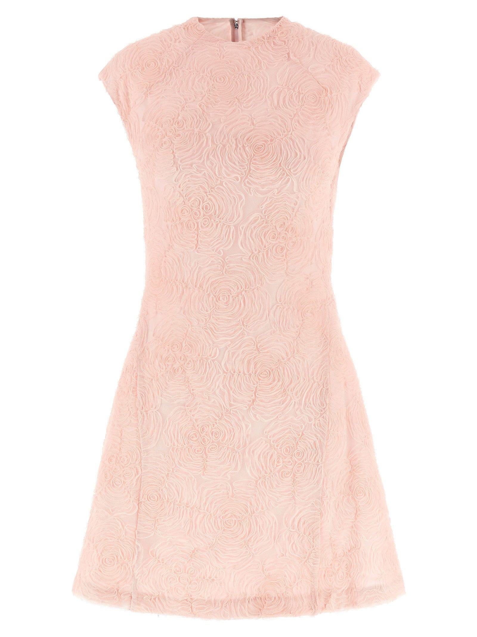 ROTATE Birger Christensen Mesh Dress Blue
