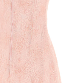 ROTATE Birger Christensen Mesh Dress Blue