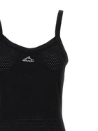 T By Alexander Wang Mesh Dress Black, view 3