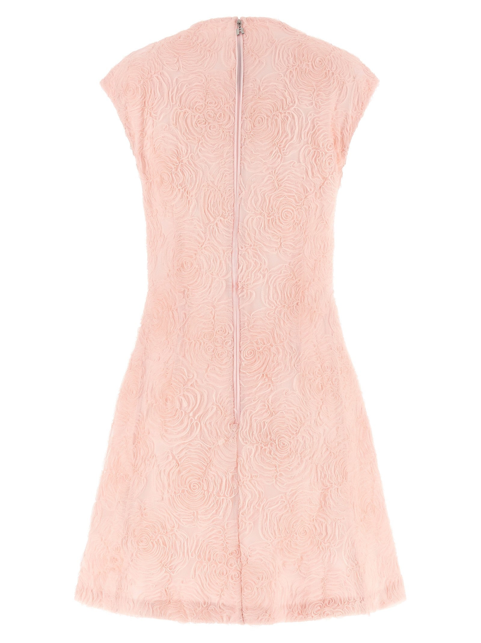 ROTATE Birger Christensen Mesh Dress Blue