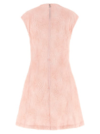 ROTATE Birger Christensen Mesh Dress Blue