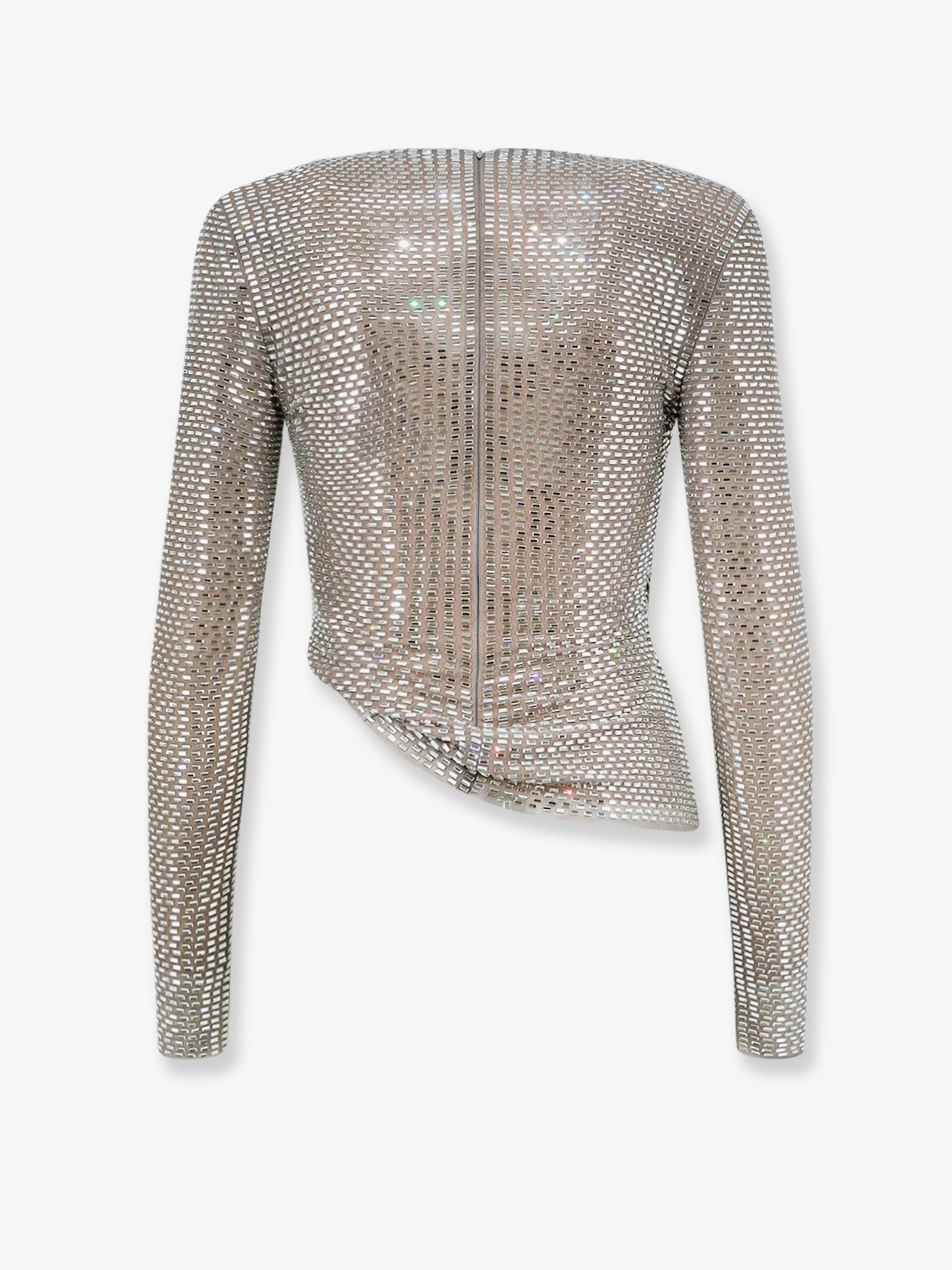 self-portrait Women's Mesh Top Grey