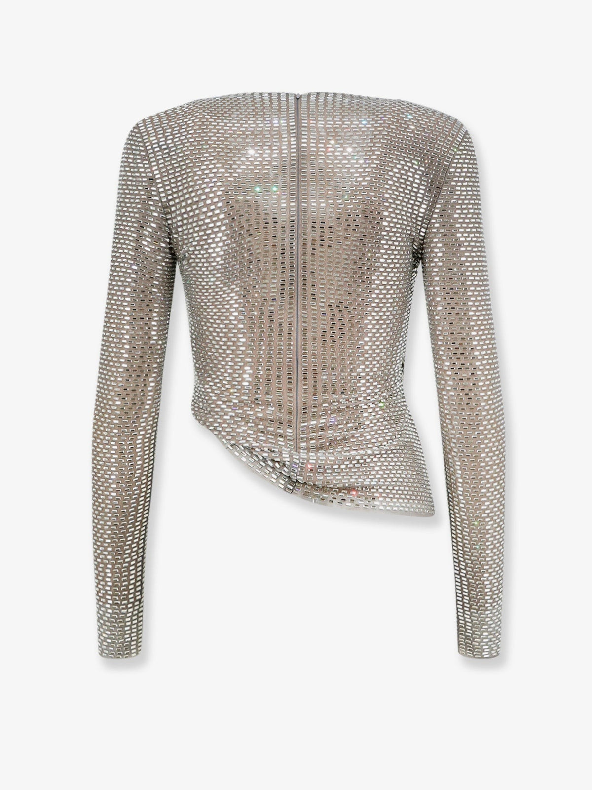 self-portrait Women's Mesh Top Grey, view 2