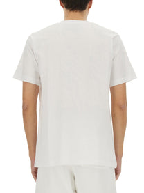 Moschino Men's Message Print Shirt White