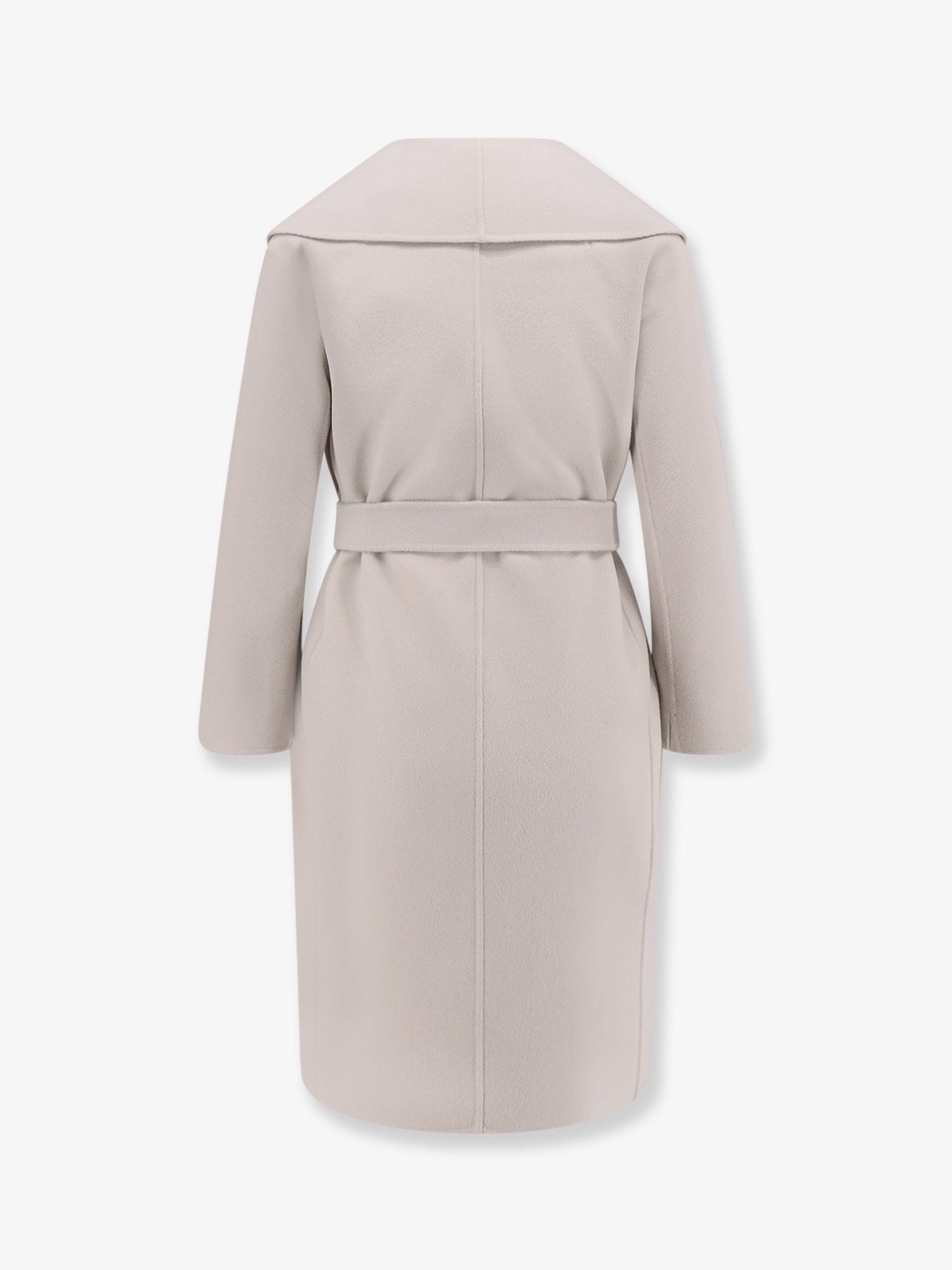 S Max Mara Women's Messi Virgin Wool Coat White