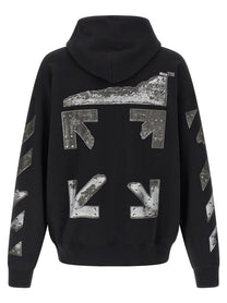 Off-White Metal Arrow Skate Hoodie Black