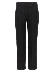 Tom Ford Metal Bar Detail Trousers Black