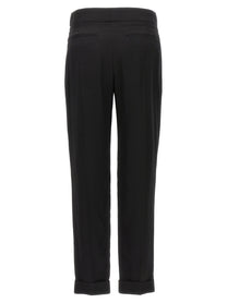 Tom Ford Metal Bar Detail Trousers Black