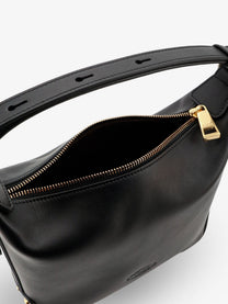 Tod's Women's Metal Dots Leather Mini Bag Black