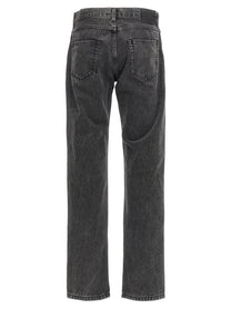 Alexander McQueen Metal Plate Jeans Black