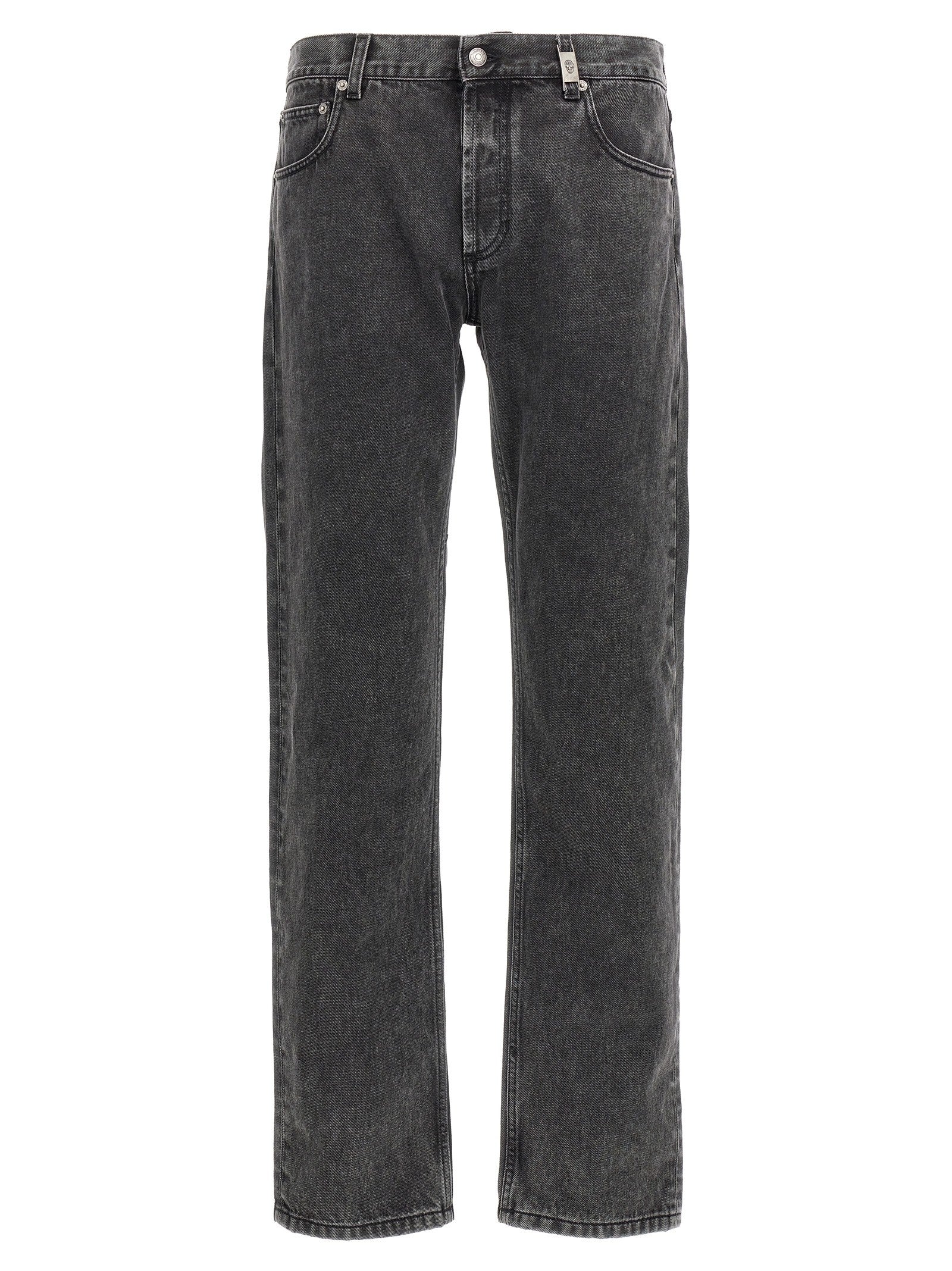 Alexander McQueen Metal Plate Jeans Black
