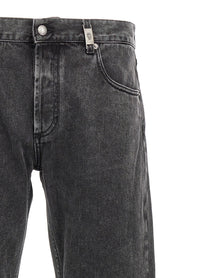 Alexander McQueen Metal Plate Jeans Black
