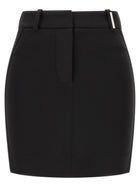 The Attico Metal Plate Skirt Black