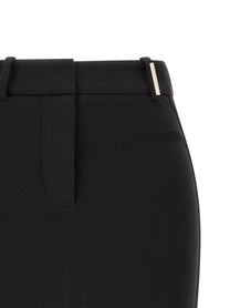 The Attico Metal Plate Skirt Black