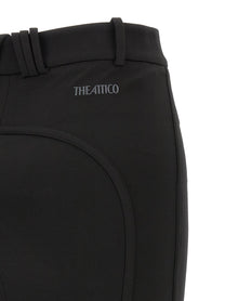 The Attico Metal Plate Skirt Black