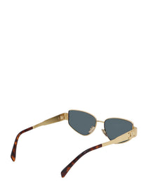Celine Women's Metal Sunglasses Gold