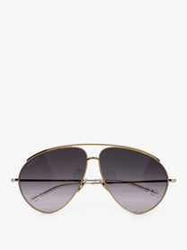 Gucci Men's Metal Sunglasses Grey