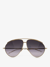 Gucci Men's Metal Sunglasses Grey